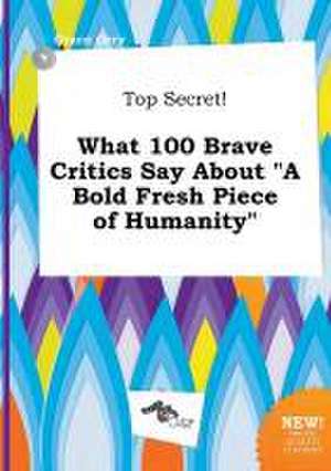 Top Secret! What 100 Brave Critics Say about a Bold Fresh Piece of Humanity de Grace Orry