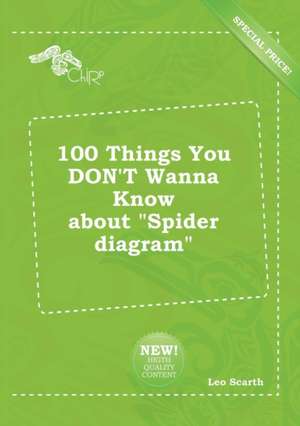 100 Things You Don't Wanna Know about Spider Diagram de Leo Scarth