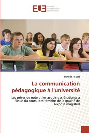 La communication pédagogique à l'université de Mireille Houart