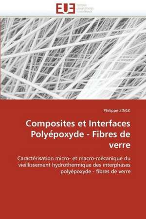 Composites Et Interfaces Polye Poxyde - Fibres de Verre: Bases Neurales de Philippe ZINCK