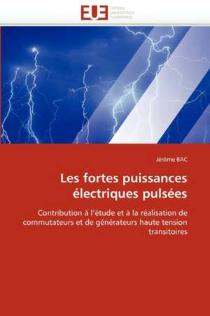 Les Fortes Puissances Electriques Pulsees: Concepts, Evaluation Et Mise En Oeuvre de Jérôme BAC