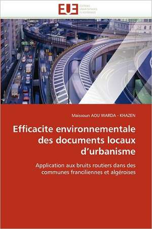 Efficacite environnementale des documents locaux d'urbanisme de Maissoun AOU WARDA - KHAZEN