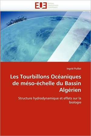 Les Tourbillons Océaniques de méso-échelle du Bassin Algérien de Ingrid Puillat