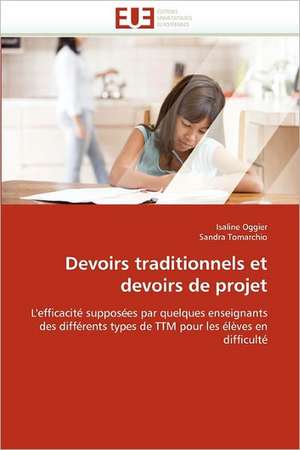 Devoirs traditionnels et devoirs de projet de Isaline Oggier