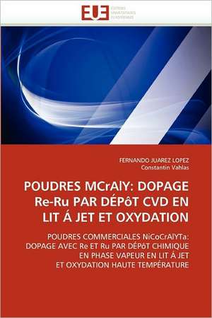 Poudres McRaly: Dopage Re-Ru Par Depot CVD En Lit a Jet Et Oxydation de FERNANDO JUAREZ LOPEZ