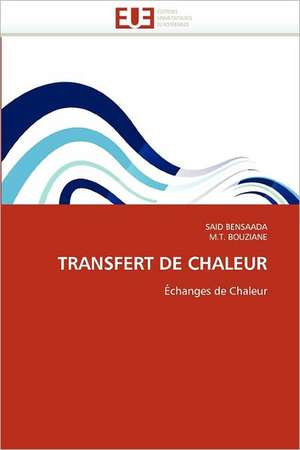 Transfert de Chaleur de SAID BENSAADA