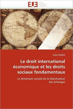 Le droit international économique et les droits sociaux fondamentaux de Julien Burda