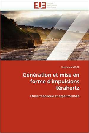 Génération et mise en forme d'impulsions térahertz de Sébastien Vidal