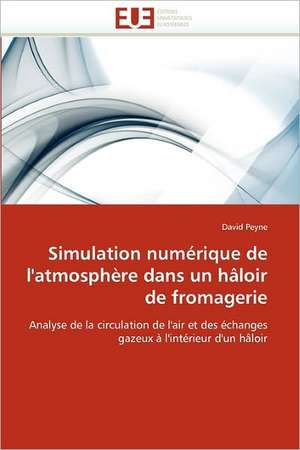 Simulation numérique de l''atmosphère dans un hâloir de fromagerie de David Peyne