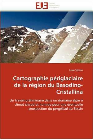 Cartographie périglaciaire de la région du Basodino-Cristallina de Luca Steens