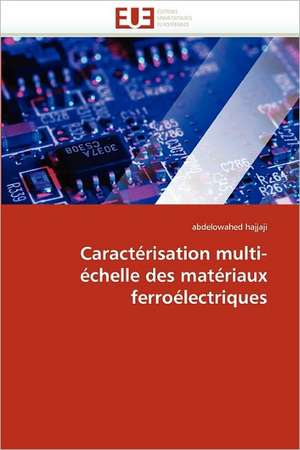 Caractérisation multi-échelle des matériaux ferroélectriques de Abdelowahed Hajjaji