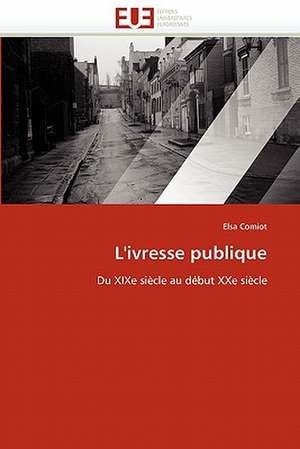 L'ivresse publique de Elsa Comiot