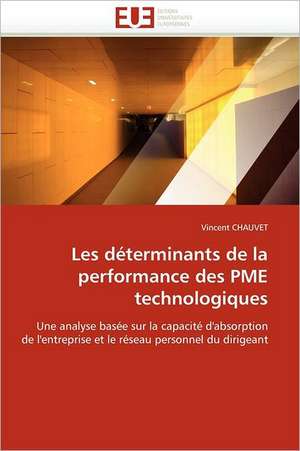 Les Determinants de La Performance Des Pme Technologiques: Le Modele Americain de Vincent CHAUVET