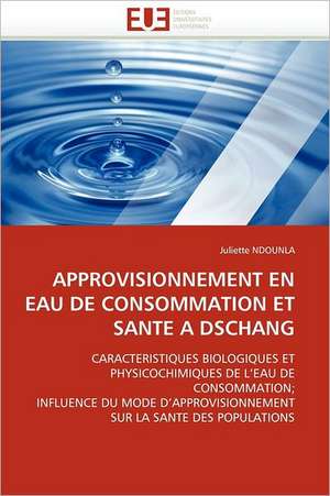 Approvisionnement En Eau de Consommation Et Sante a Dschang: Un Enjeu Pour Les Acteurs de L'Aide Aux Refugies de Juliette NDOUNLA