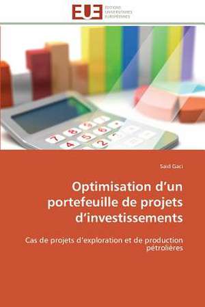 Optimisation D Un Portefeuille de Projets D Investissements: Role Des Feedbacks Visuels de Said Gaci