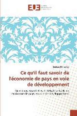 Ce qu'il faut savoir de l'économie de pays en voie de développement de Gédéon Mulamba