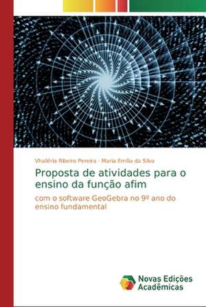 Proposta de atividades para o ensino da função afim de Vhalléria Ribeiro Pereira