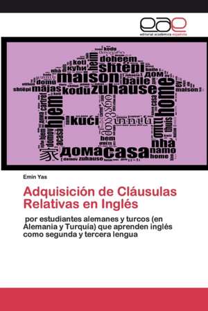 Adquisición de Cláusulas Relativas en Inglés de Emin Yas