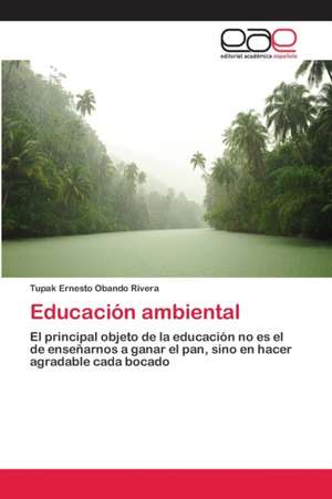 Educación ambiental de Tupak Ernesto Obando Rivera