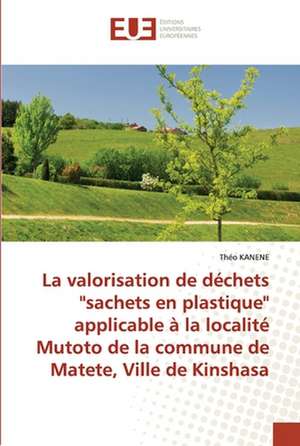 La valorisation de déchets ''sachets en plastique'' applicable à la localité Mutoto de la commune de Matete, Ville de Kinshasa de Théo Kanene