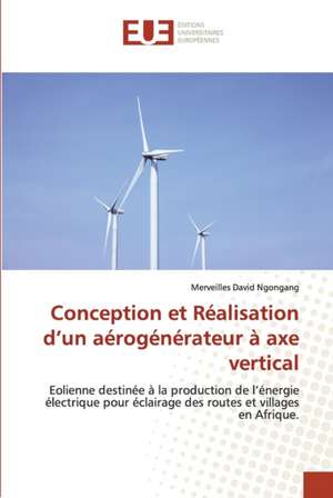 Conception et Réalisation d¿un aérogénérateur à axe vertical de Merveilles David Ngongang