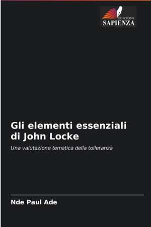 Gli elementi essenziali di John Locke de Nde Paul Ade