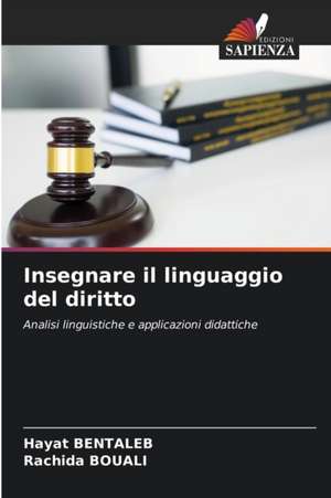 Insegnare il linguaggio del diritto de Hayat Bentaleb