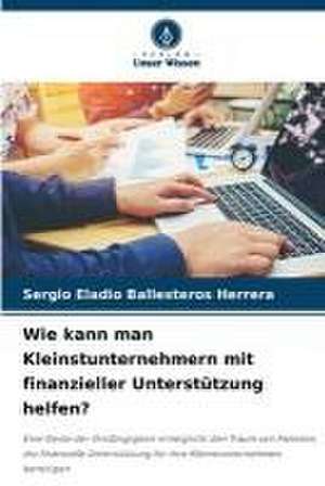 Wie kann man Kleinstunternehmern mit finanzieller Unterstützung helfen? de Sergio Eladio Ballesteros Herrera