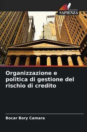 Organizzazione e politica di gestione del rischio di credito de Bocar Bory Camara