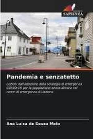 Pandemia e senzatetto de Ana Luísa de Souza Melo