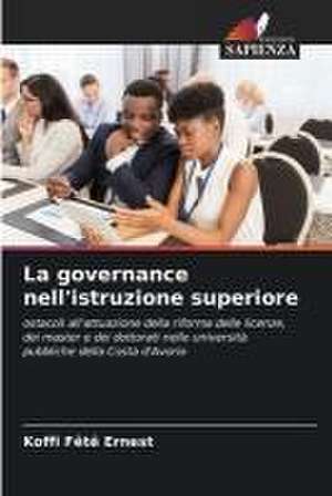 La governance nell'istruzione superiore de Koffi Fêtê Ernest