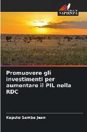 Promuovere gli investimenti per aumentare il PIL nella RDC de Kaputo Samba Jean