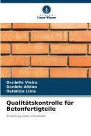 Qualitätskontrolle für Betonfertigteile de Danielle Vieira