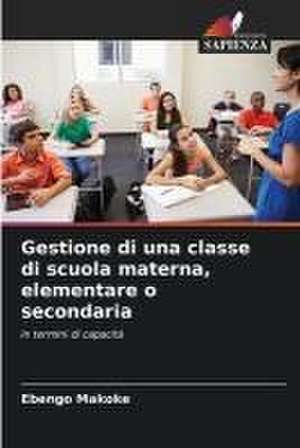 Gestione di una classe di scuola materna, elementare o secondaria de Ebengo Makoke