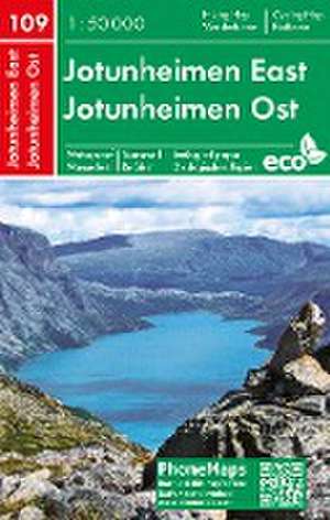 Jotunheimen Ost, Wander - Radkarte 1 : 50 000 de Spol. S R. O. Freytag - Berndt