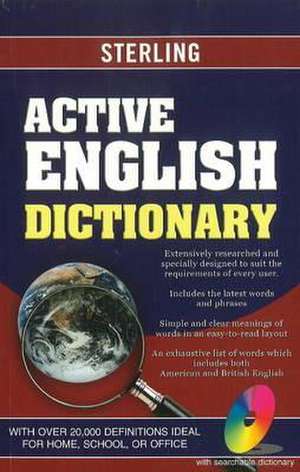 Sterling Active English Dictionary de Sterling Publishers