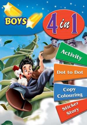 Boys 4 in 1 de Sterling Publishers