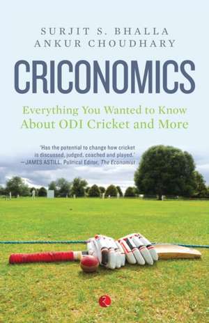 Criconomics de Surjit S. Bhalla