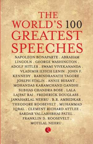 The World'S 100 Greatest Speeches de Terry O Brien