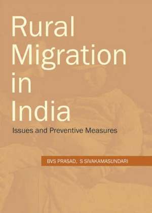 Rural Migration in India de B. V. S. Prasad