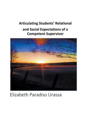 Articulating Research Students' Relational and Social Expectations de Elizabeth Paradiso Urassa