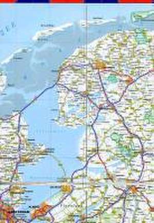 Benelux Belgium, Netherlands, Luxemburg. Road map 1 : 500 000