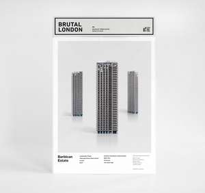 Brutal London: Barbican: Build Your Own Brutalist London de Zupagrafika