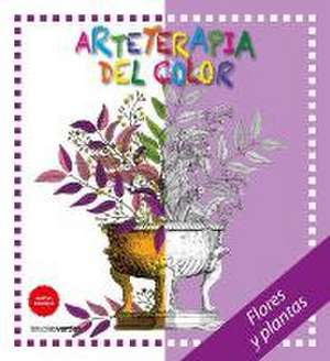 Arteterapia del color : flores y plantas de Roger Hebrard Isuar