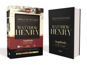 RVR Biblia de Estudio Matthew Henry, Leathersoft, Negro de Matthew Henry