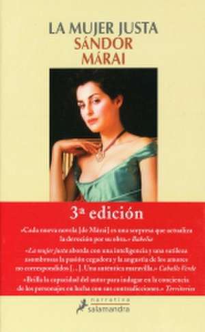 La mujer justa de Sándor Márai