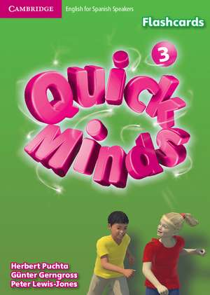 Quick Minds Level 3 Flashcards Spanish Edition de Herbert Puchta