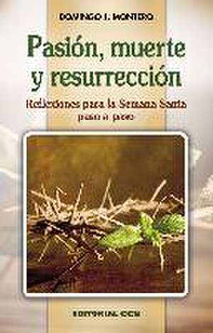 Pasión, muerte y resurrección : reflexiones para la Semana Santa paso a paso de Domingo Montero