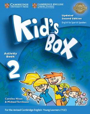 Kid's Box Level 2 Activity Book with CD-ROM Updated English for Spanish Speakers de Caroline Nixon