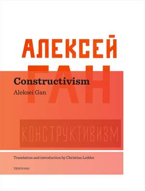 Constructivism de Aleksei Gan